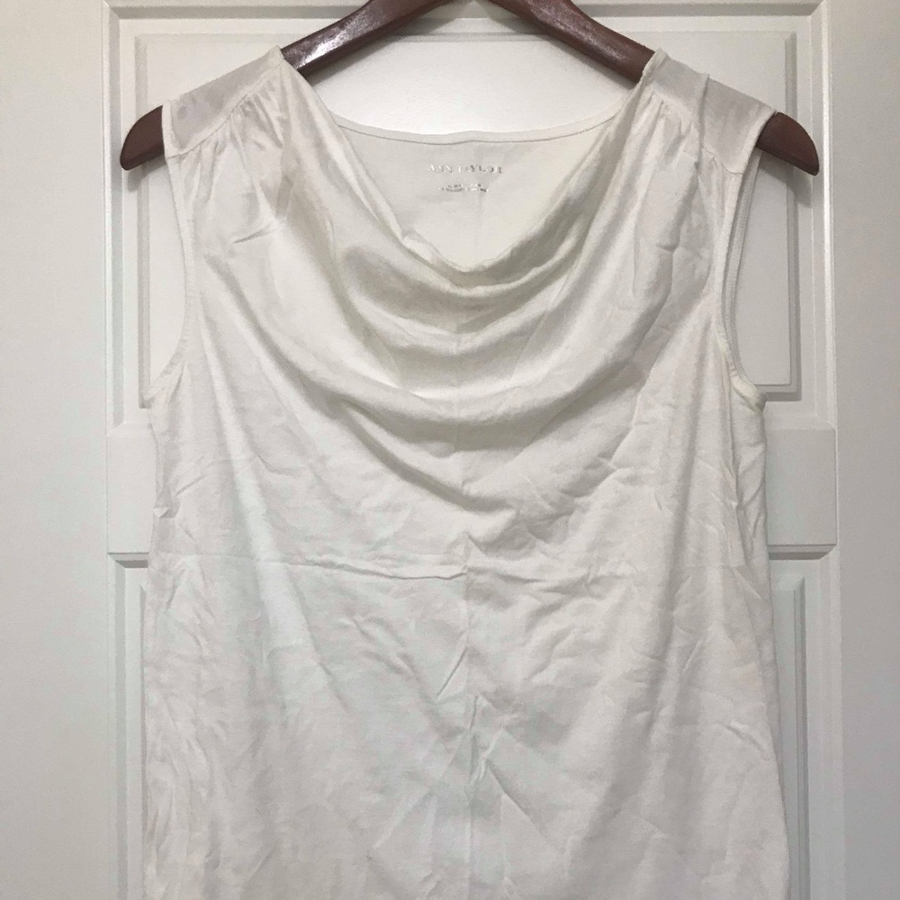 Ann Taylor white tank top